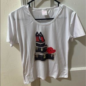 White Graphic T-Shirt